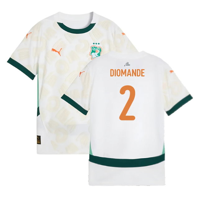 2024-2025 Ivory Coast Away Shirt (Kids) (Diomande 2)