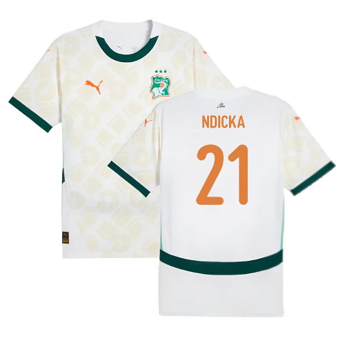 2024-2025 Ivory Coast Away Shirt (Ndicka 21)