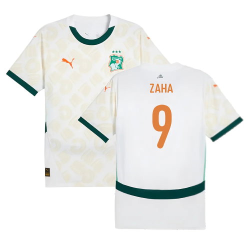2024-2025 Ivory Coast Away Shirt (Zaha 9)