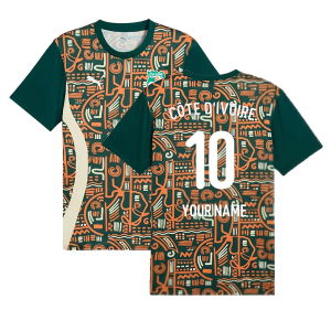 2024-2025 Ivory Coast Prematch SS Jersey (Dark Myrtle)