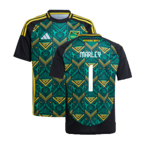2024-2025 Jamaica Away Shirt (Kids) (Marley 1)
