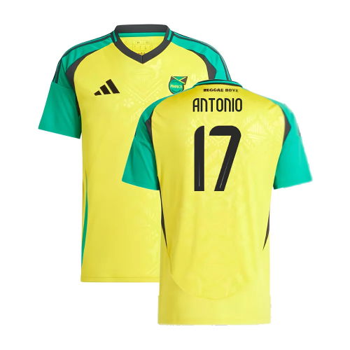 2024-2025 Jamaica Home Shirt (Antonio 17) 2024-2025 Jamaica Home Shirt (Antonio 17)