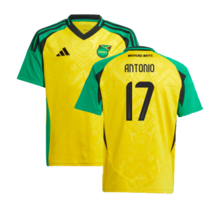 2024-2025 Jamaica Home Shirt (Kids) (Antonio 17)