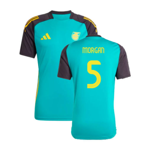 2024-2025 Jamaica Training Jersey (Green) (Morgan 5)