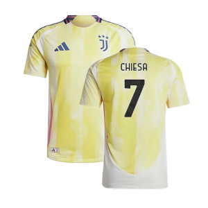 2024-2025 Juventus Authentic Away Shirt (Chiesa 7)