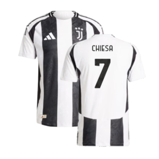 2024-2025 Juventus Authentic Home Shirt (Chiesa 7)