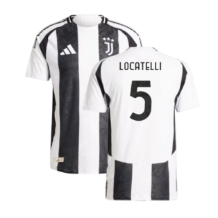 2024-2025 Juventus Authentic Home Shirt (Locatelli 5)