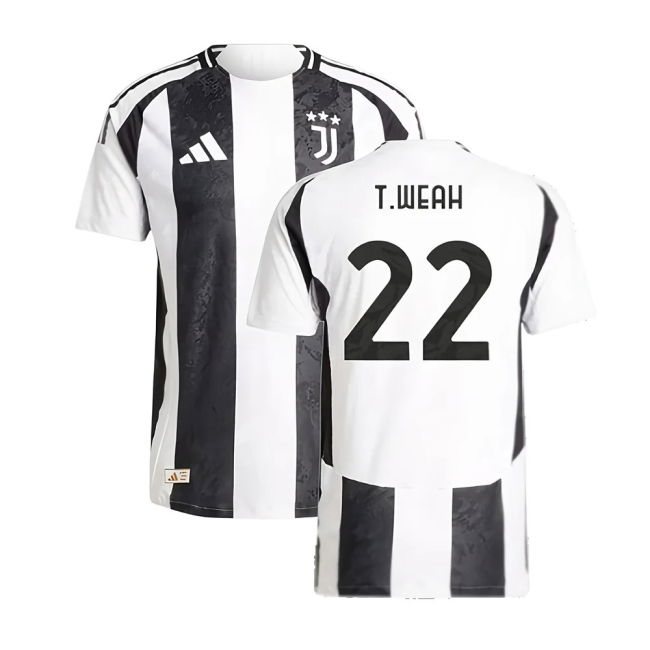 2024-2025 Juventus Authentic Home Shirt (T.Weah 22)