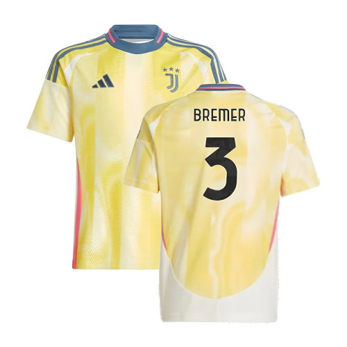 2024-2025 Juventus Away Shirt (Kids) (Bremer 3)