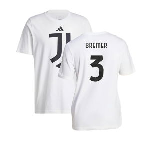 2024-2025 Juventus DNA Graphic Tee (White) (Bremer 3)