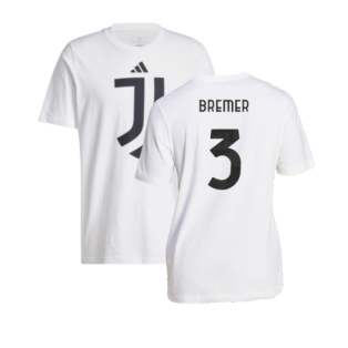 2024-2025 Juventus DNA Graphic Tee (White) (Bremer 3)