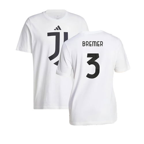 2024-2025 Juventus DNA Graphic Tee (White) (Bremer 3)