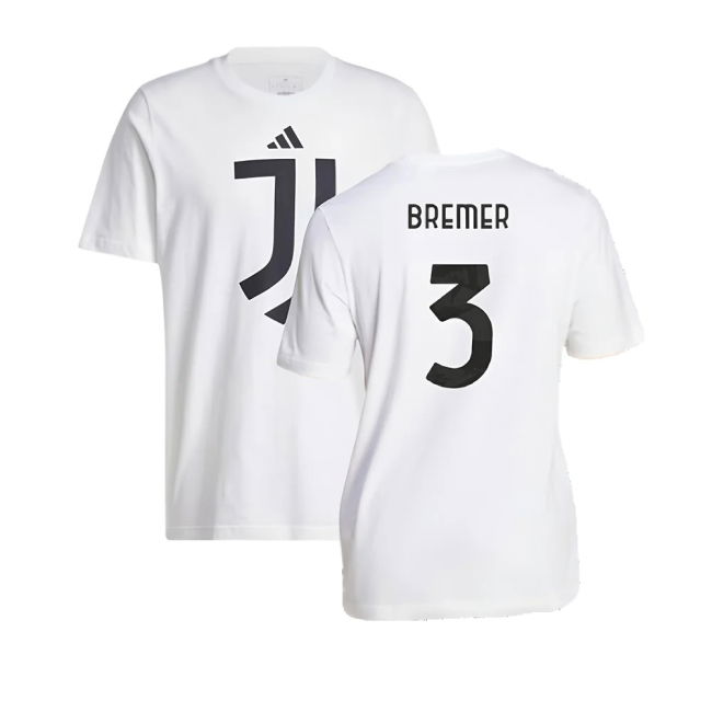 2024-2025 Juventus DNA Graphic Tee (White) (Bremer 3)