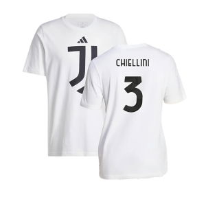 2024-2025 Juventus DNA Graphic Tee (White) (Chiellini 3)