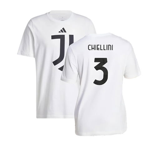 2024-2025 Juventus DNA Graphic Tee (White) (Chiellini 3)