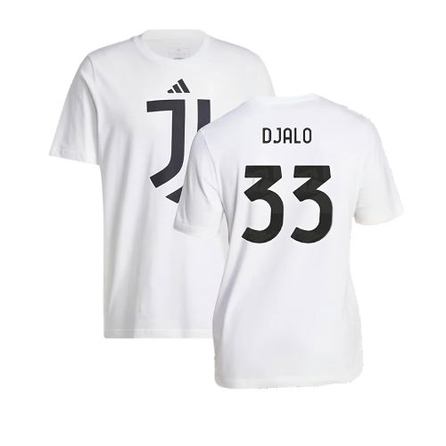 2024-2025 Juventus DNA Graphic Tee (White) (Djalo 33)