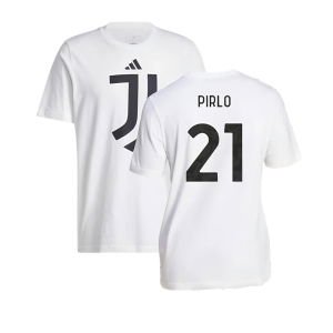 2024-2025 Juventus DNA Graphic Tee (White) (Pirlo 21)