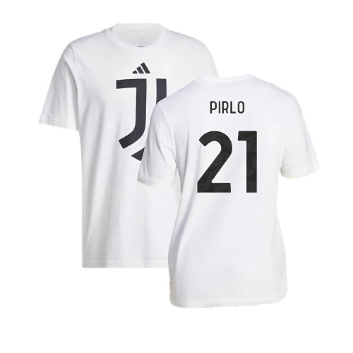 2024-2025 Juventus DNA Graphic Tee (White) (Pirlo 21)