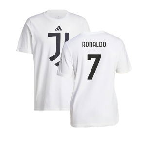 2024-2025 Juventus DNA Graphic Tee (White) (Ronaldo 7)