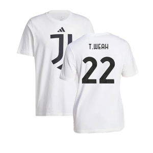 2024-2025 Juventus DNA Graphic Tee (White) (T.Weah 22)