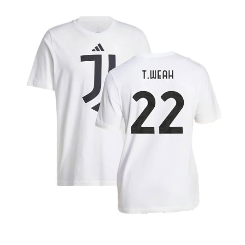 2024-2025 Juventus DNA Graphic Tee (White) (T.Weah 22)