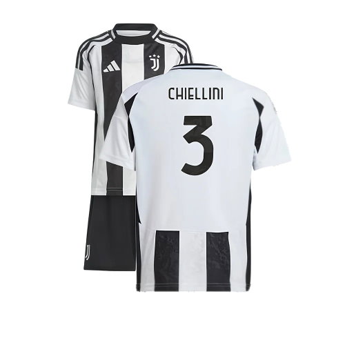 2024-2025 Juventus Home Mini Kit (Chiellini 3)