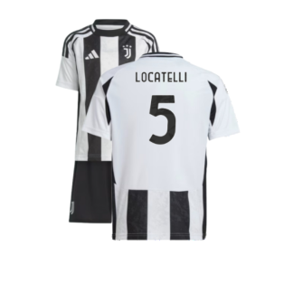 2024-2025 Juventus Home Mini Kit (Locatelli 5)