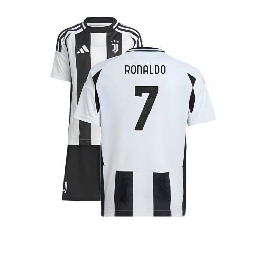 2024-2025 Juventus Home Mini Kit (Ronaldo 7)