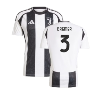 2024-2025 Juventus Home Shirt (Bremer 3)