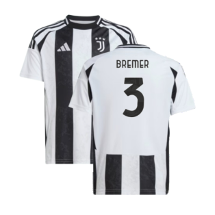 2024-2025 Juventus Home Shirt (Kids) (Bremer 3)