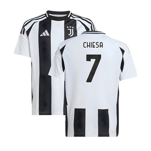 2024-2025 Juventus Home Shirt (Kids) (Chiesa 7)