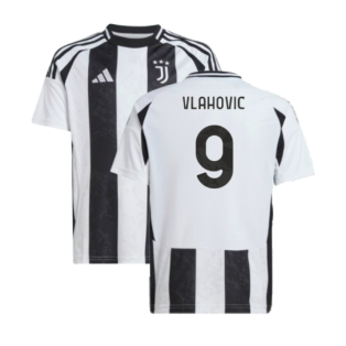 2024-2025 Juventus Home Shirt (Kids) (Vlahovic 9)