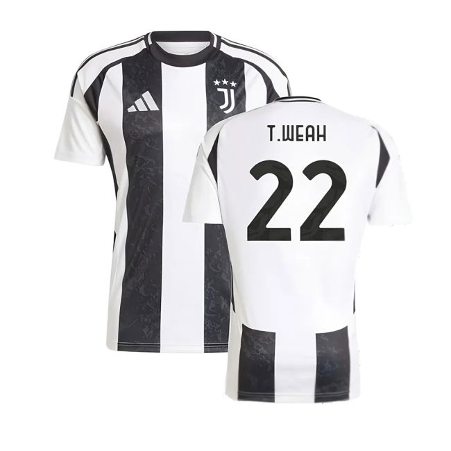2024-2025 Juventus Home Shirt (T.Weah 22)
