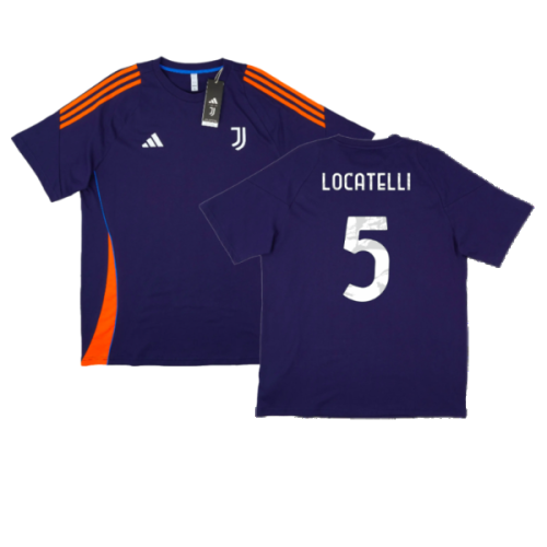 2024-2025 Juventus Training Tee (Navy) (Locatelli 5)