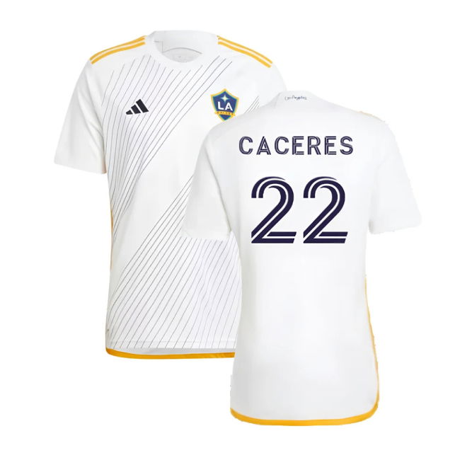 2024-2025 LA Galaxy Home Shirt (CACERES 22)
