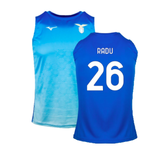 2024-2025 Lazio Graphic Sleeveless Training Shirt (Royal) (Radu 26)
