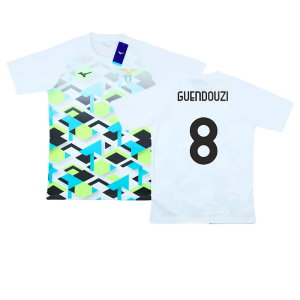 2024-2025 Lazio Pre-Match Jersey (White) (Guendouzi 8)