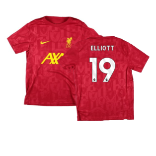 2024-2025 Liverpool Academy Pre-Match Shirt (Red) - Kids (Elliott 19)