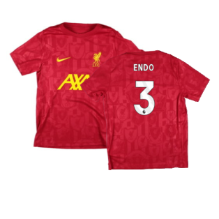 2024-2025 Liverpool Academy Pre-Match Shirt (Red) - Kids (Endo 3)