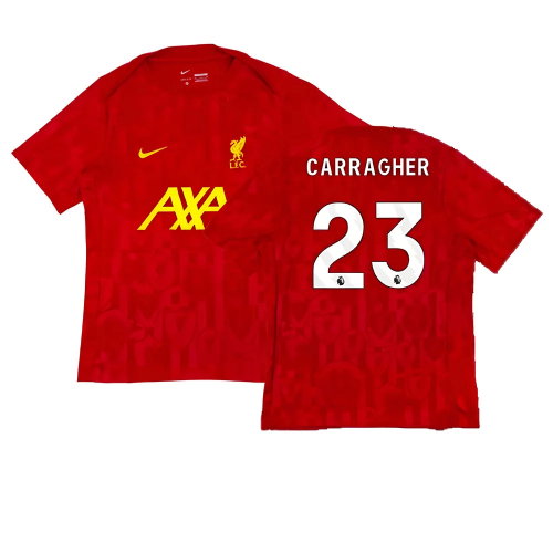 2024-2025 Liverpool Dri-Fit Pre-Match Shirt (Red) (Carragher 23) 2024-2025 Liverpool Dri-Fit Pre-Match Shirt (Red) (Carragher 23)