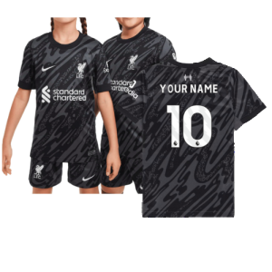 2024-2025 Liverpool Home Goalkeeper Shirt (Black) - Kids