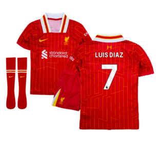 2024-2025 Liverpool Home Mini Kit (Luis Diaz 7)