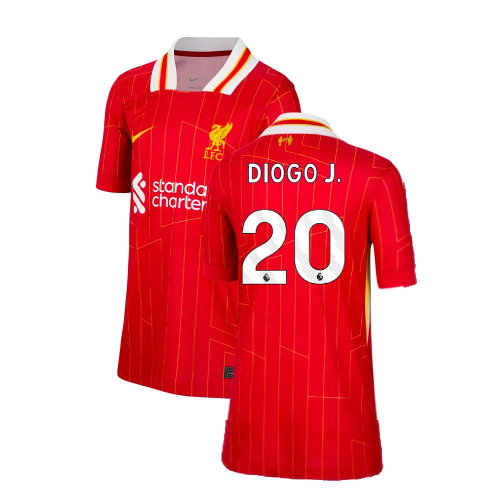 2024-2025 Liverpool Home Shirt (Kids) (Diogo J. 20)