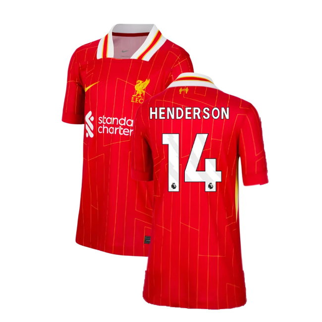 2024-2025 Liverpool Home Shirt (Kids) (Henderson 14)