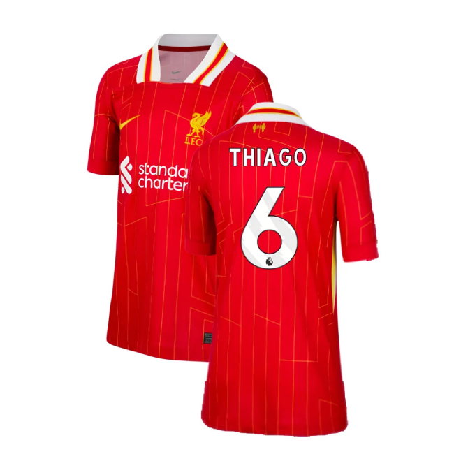 2024-2025 Liverpool Home Shirt (Kids) (Thiago 6)