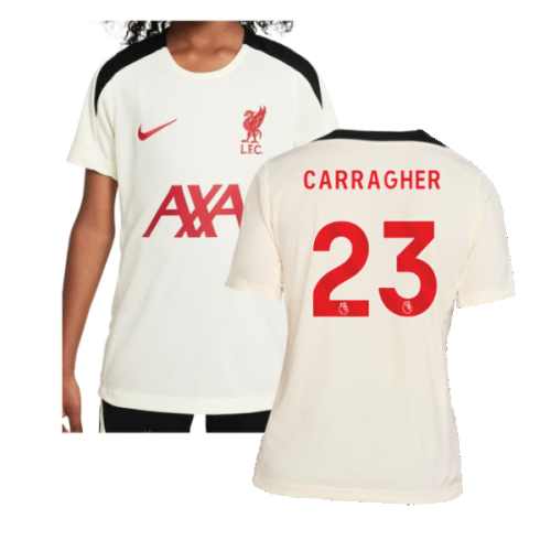 2024-2025 Liverpool Strike SE Training Top (Coconut Milk) - Kids (Carragher 23)