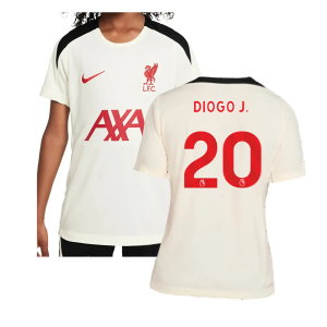 2024-2025 Liverpool Strike SE Training Top (Coconut Milk) - Kids (Diogo J. 20)