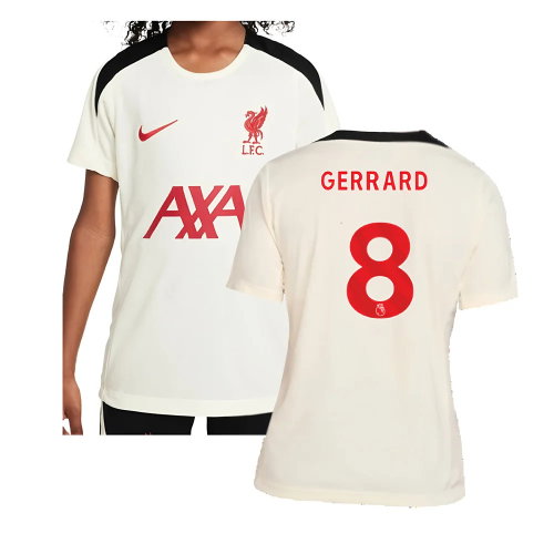 2024-2025 Liverpool Strike SE Training Top (Coconut Milk) - Kids (Gerrard 8)