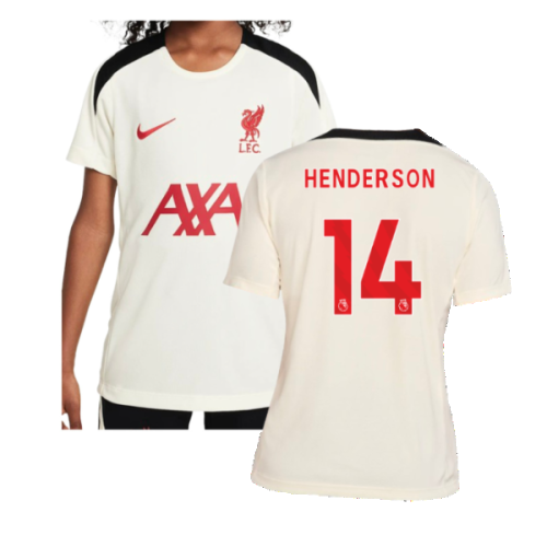2024-2025 Liverpool Strike SE Training Top (Coconut Milk) - Kids (Henderson 14)