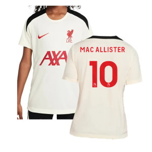 2024-2025 Liverpool Strike SE Training Top (Coconut Milk) - Kids (Mac Allister 10)